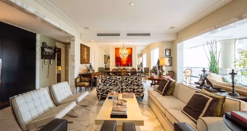 Apartamento alto padrão à venda no edifício chateau de tocqueville em itaim bibi em são paulo - sp