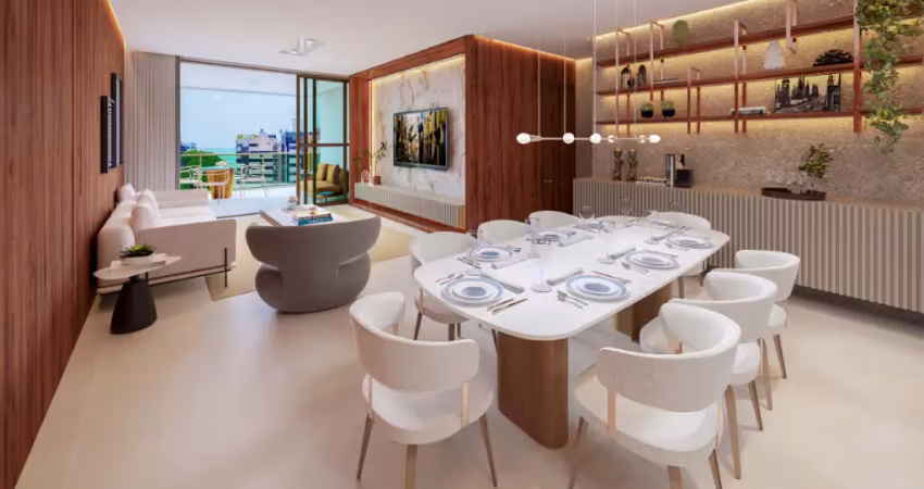 Apartamento alto padrão à venda no condomínio arbo residence na ponta verde em maceió - al