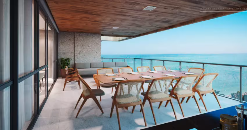Apartamento alto padrão à venda no condomínio grand ocean na ponta verde em maceió - al