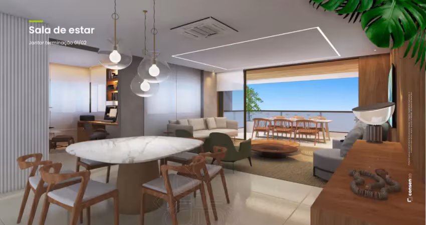 Apartamento alto padrão à venda no condomínio sky garden na jatiúca em maceió - al