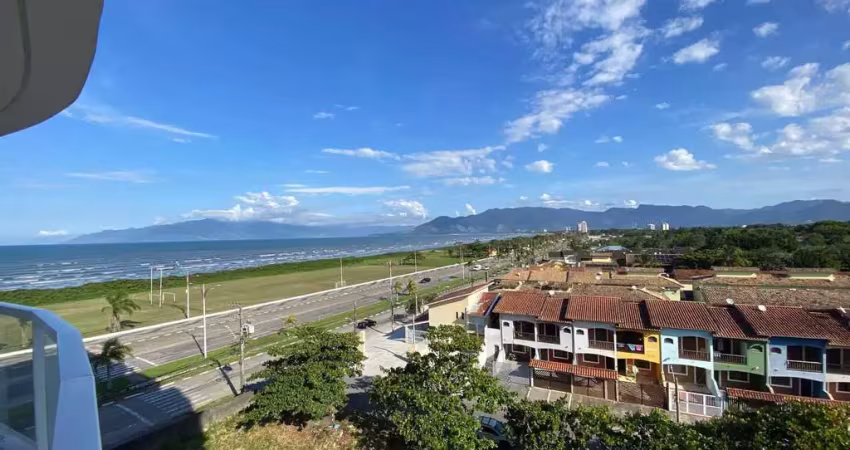 Frente mar, apartamento com 02 dorms, aruan, caraguatatuba