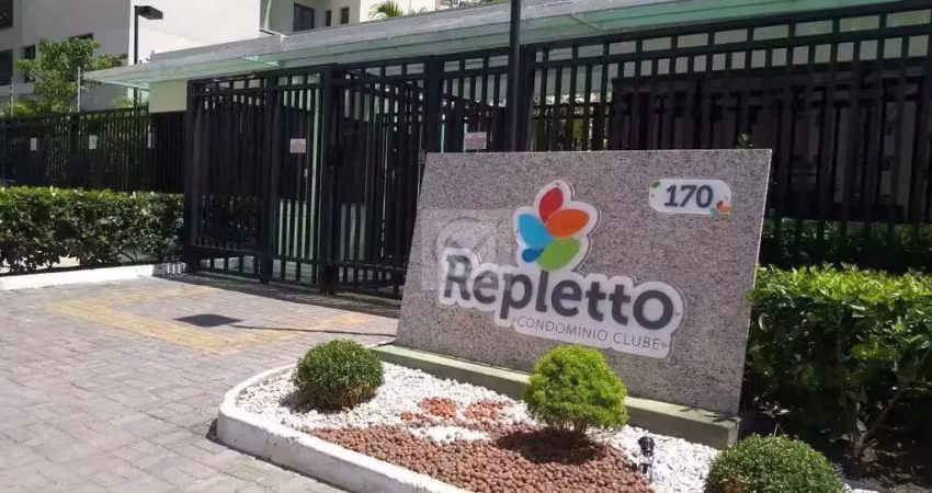 Sofisticação, conforto e lazer em um só lugar - apartamento mobiliado no condomínio clube repletto