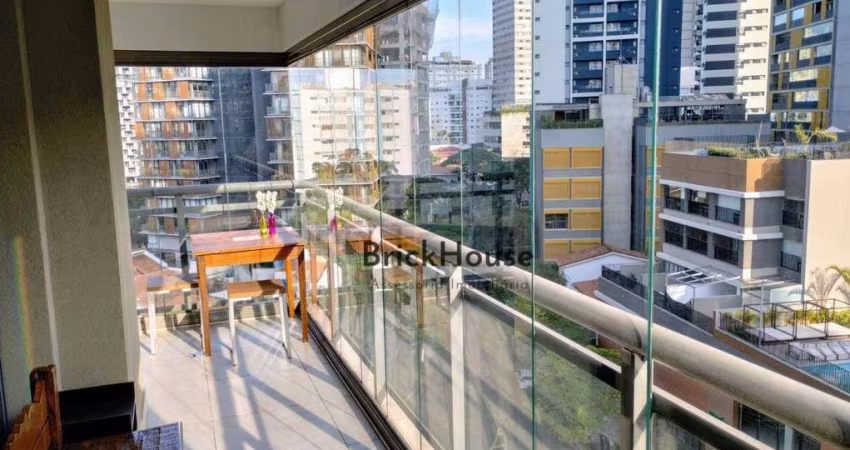 Apartamento com 1 dormitório para alugar, 47 m² por R$ 4.200,00/mês - Vila Madalena - São Paulo/SP