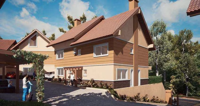 Casa 03 Dorm. à venda no Bairro Parque das Hortênsias com 136 m² de área privativa - 1 vaga de garagem