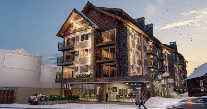 Apartamento 02 Dorm. à venda no Bairro Centro com 99 m² de área privativa - 1 vaga de garagem