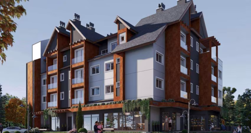 Apartamento 02 Dorm. à venda no Bairro Avenida Central com 88 m² de área privativa - 1 vaga de garagem