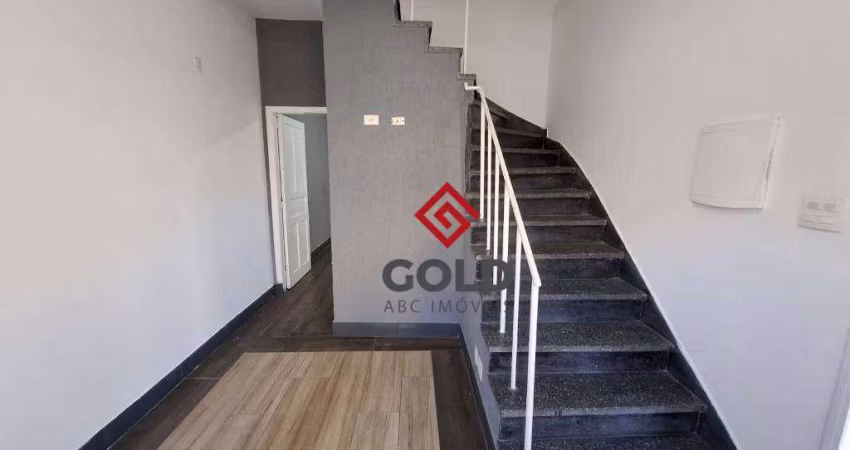 Sobrado com 3 dormitórios para alugar, 78 m² por R$ 2.573,15/mês - Centro - Santo André/SP