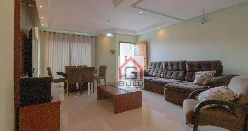 Sobrado à venda, 223 m² por r$ 890.000,00 - vila alto de santo andré - santo andré/sp
