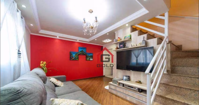 Sobrado com 3 dormitórios à venda, 176 m² por R$ 675.000,00 - Parque das Nações - Santo André/SP