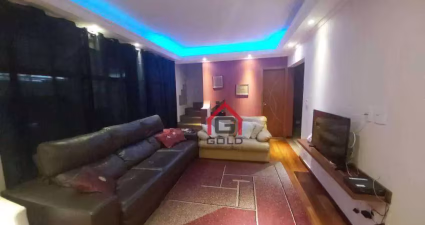 Sobrado à venda, 224 m² por r$ 1.050.000,00 - vila scarpelli - santo andré/sp