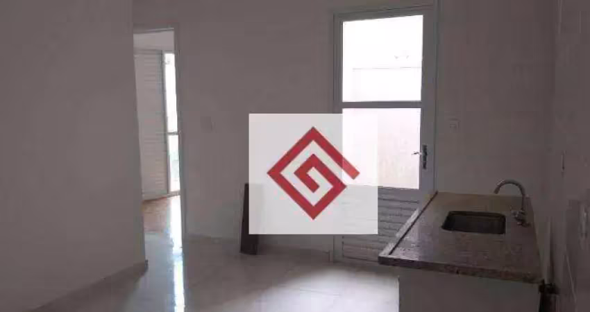 Apartamento com 2 dormitórios, 48 m² - venda por r$ 299.000,00 ou aluguel por r$ 2.034,77/mês - vila príncipe de gales - santo andré/sp