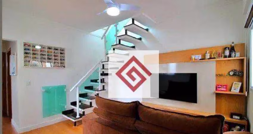 Cobertura à venda, 88 m² por R$ 435.000,00 - Vila Tibiriçá - Santo André/SP