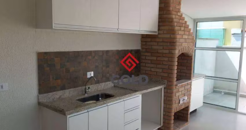 Cobertura à venda, 80 m² por r$ 385.000,00 - parque erasmo assunção - santo andré/sp