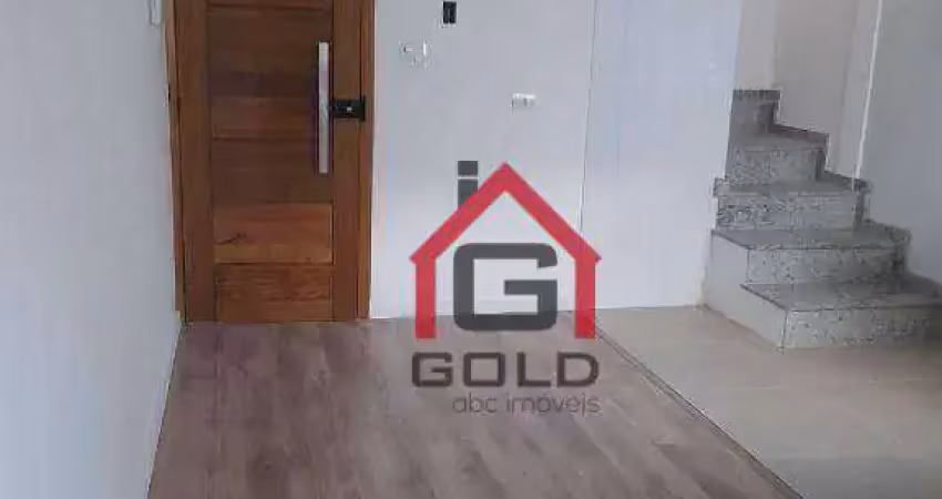 Cobertura à venda, 106 m² por R$ 495.000,00 - Utinga - Santo André/SP