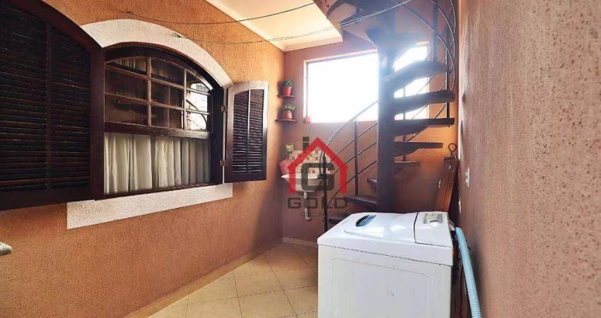 Sobrado à venda, 178 m² por R$ 627.000,00 - Utinga - Santo André/SP