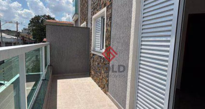 Apartamento com 2 dormitórios à venda, 55 m² por R$ 370.000,00 - Jardim Utinga - Santo André/SP