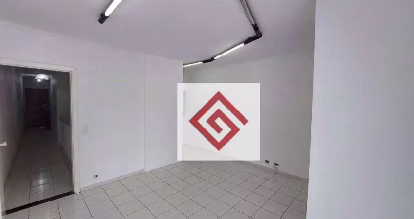 Sala para alugar, 35 m² por r$ 825,00/mês - silveira - santo andré/sp