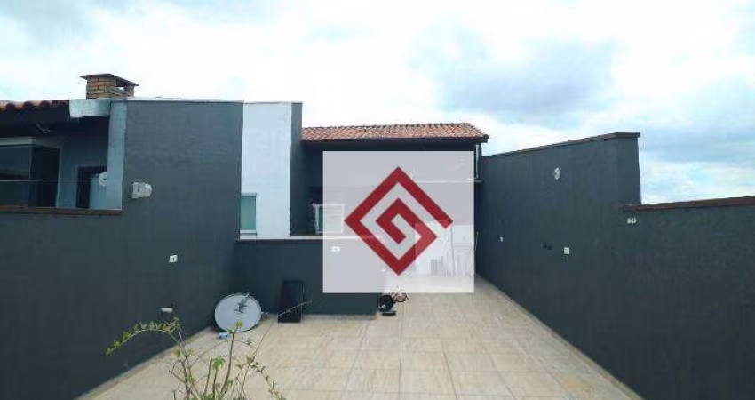 Cobertura com 2 dormitórios, 100 m² - venda por R$ 430.000,00 ou aluguel por R$ 2.630,06/mês - Parque Novo Oratório - Santo André/SP