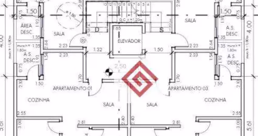 Apartamento com 2 dormitórios à venda, 57 m² por r$ 330.000,00 - vila bastos - santo andré/sp