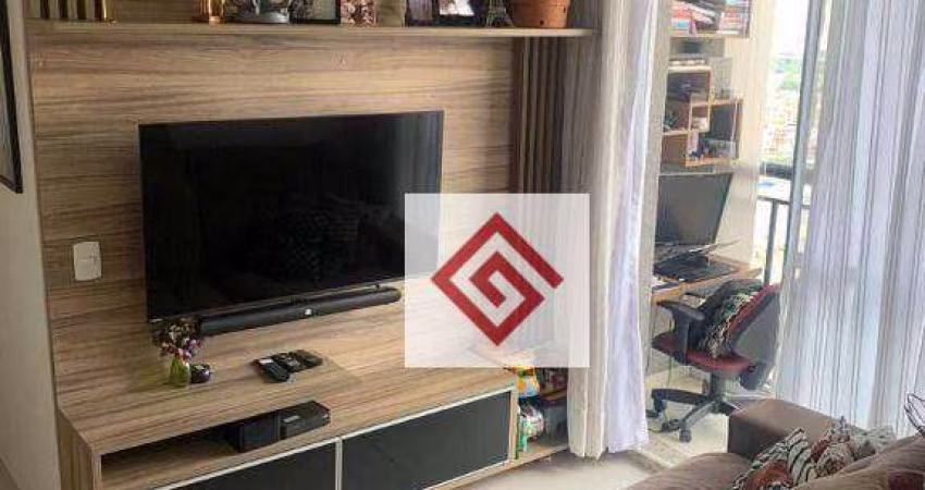 Apartamento com 2 dormitórios para alugar, 52 m² por r$ 2.846,04/mês - vila metalúrgica - santo andré/sp