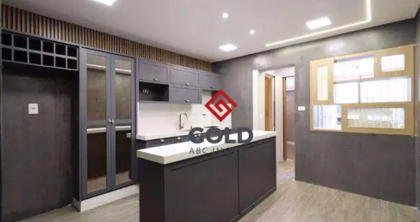 Sobrado com 2 dormitórios para alugar, 110 m² por r$ 4.468,57/mês - vila gilda - santo andré/sp