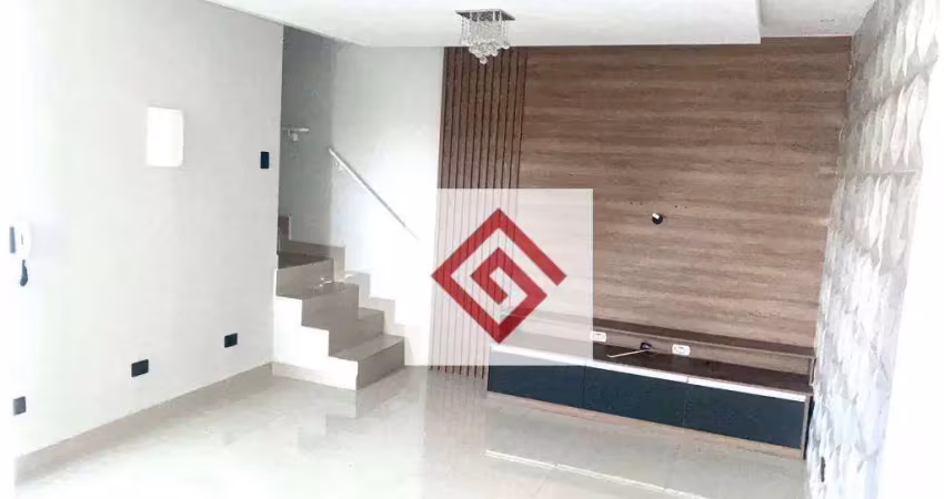 Cobertura com 2 dormitórios para alugar, 102 m² por r$ 4.055,00/mês - parque das nações - santo andré/sp