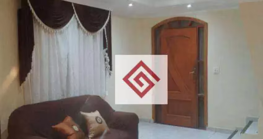 Sobrado com 3 dormitórios à venda, 142 m² por r$ 460.000,00 - jardim utinga - santo andré/sp