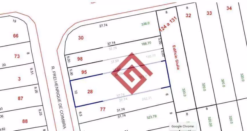 Terreno, 387 m² - venda por r$ 1.262.600,00 ou aluguel por r$ 4.594,00/mês - santa teresinha - santo andré/sp