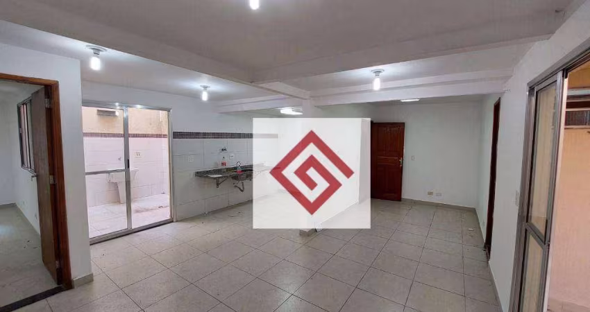 Apartamento com 2 dormitórios para alugar, 60 m² por R$ 1.420,01/mês - Parque Capuava - Santo André/SP