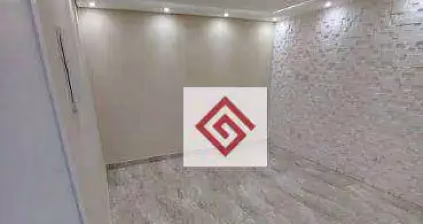 Apartamento com 2 dormitórios à venda, 56 m² por r$ 410.000,00 - vila scarpelli - santo andré/sp