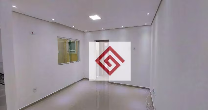 Apartamento com 2 dormitórios para alugar, 55 m² por r$ 1.989,00/mês - vila metalúrgica - santo andré/sp