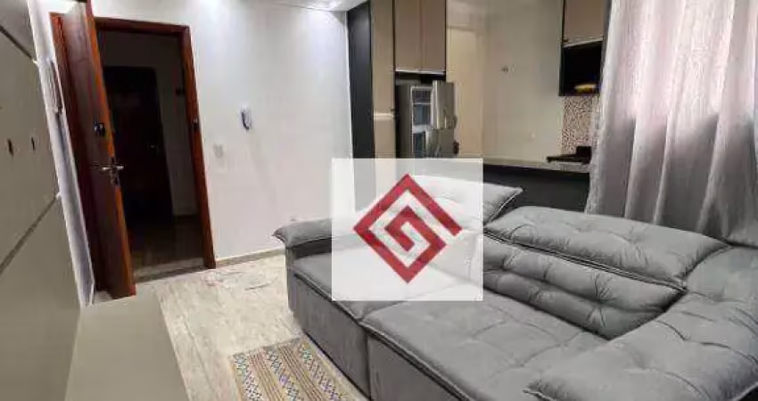 Cobertura com 2 dormitórios para alugar, 100 m² por r$ 2.865,00/mês - parque novo oratório - santo andré/sp