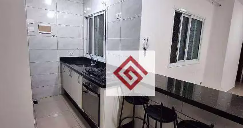 Cobertura com 2 dormitórios para alugar, 100 m² por r$ 2.559,19/mês - jardim santo alberto - santo andré/sp