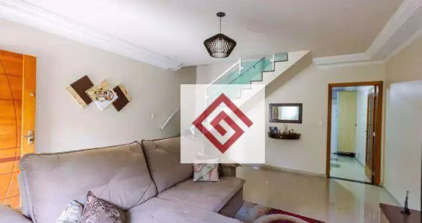 Sobrado à venda, 144 m² por r$ 690.000,00 - jardim das maravilhas - santo andré/sp