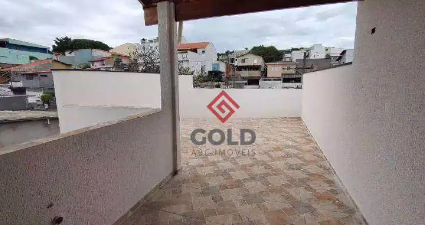Cobertura à venda, 75 m² por r$ 420.000,00 - jardim ana maria - santo andré/sp