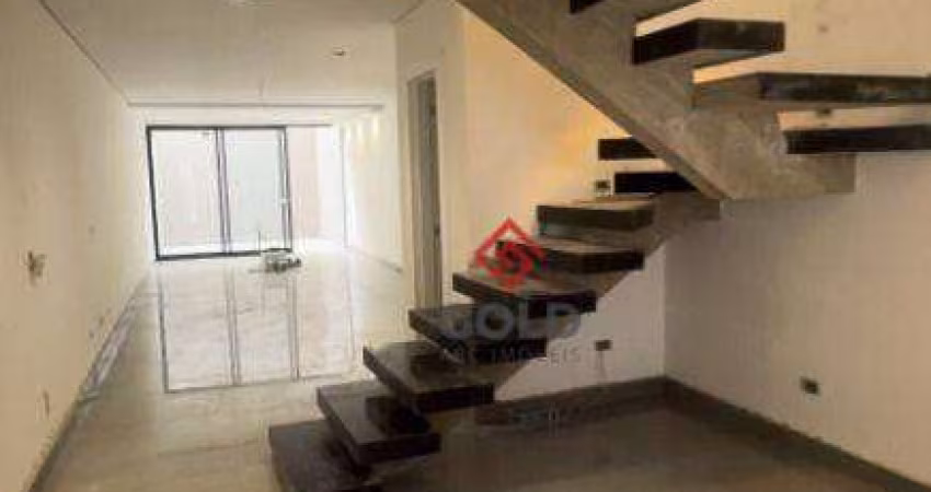Sobrado com 3 dormitórios à venda, 146 m² por R$ 1.180.000,00 - Vila Camilópolis - Santo André/SP