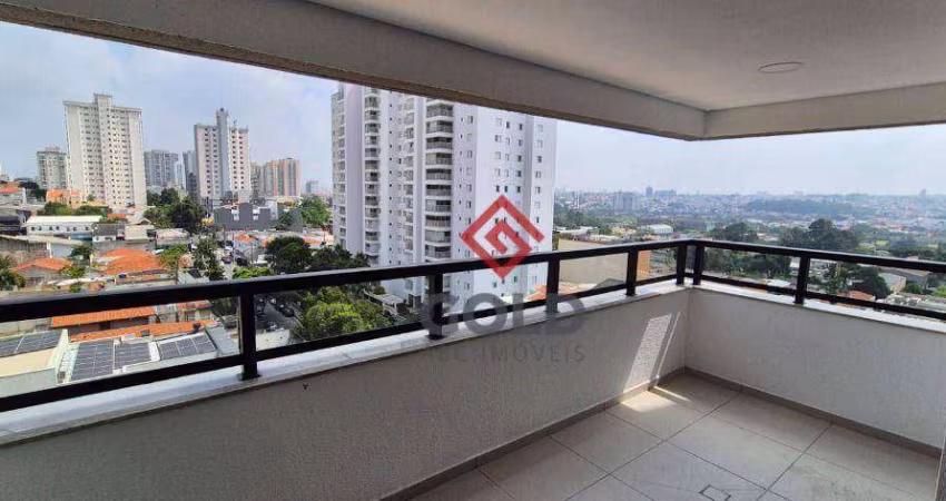 Apartamento com 3 dormitórios à venda, 92 m² - Campestre - Santo André/SP