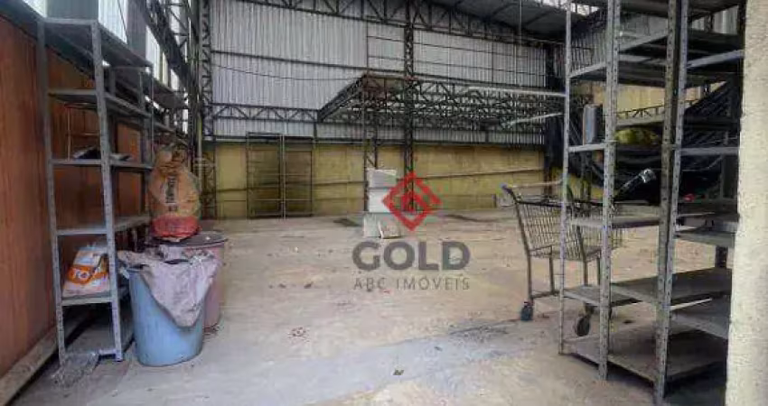 Galpão para alugar, 140 m² por r$ 7.900,00/mês - centro - santo andré/sp
