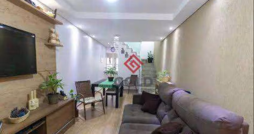 Sobrado com 3 dormitórios à venda, 82 m² por R$ 760.000,00 - Vila Pires - Santo André/SP