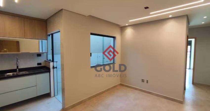 Apartamento com 2 dormitórios à venda, 50 m² por R$ 478.000,00 - Vila Curuçá - Santo André/SP