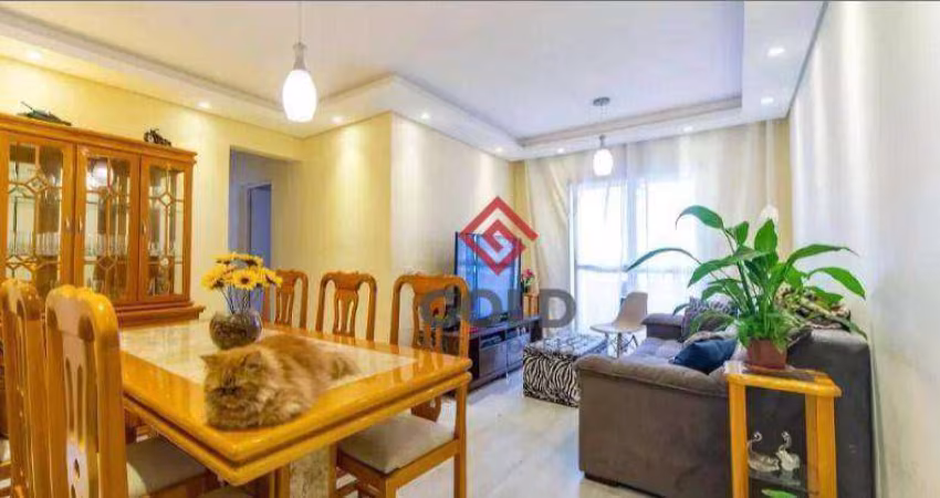 Apartamento com 3 dormitórios à venda, 67 m² por R$ 320.000,00 - Utinga - Santo André/SP
