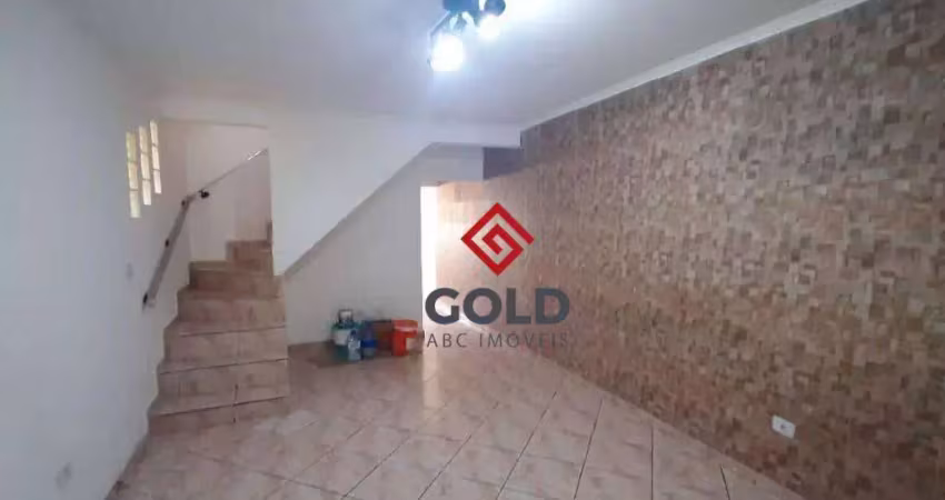 Sobrado com 2 dormitórios, 150 m² - venda por r$ 550.000,00 ou aluguel por r$ 2.807,00/mês - vila camilópolis - santo andré/sp