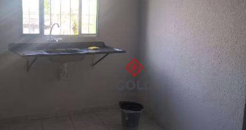 Kitnet com 1 dormitório para alugar, 50 m² por R$ 1.050,00/mês - Bangu - Santo André/SP