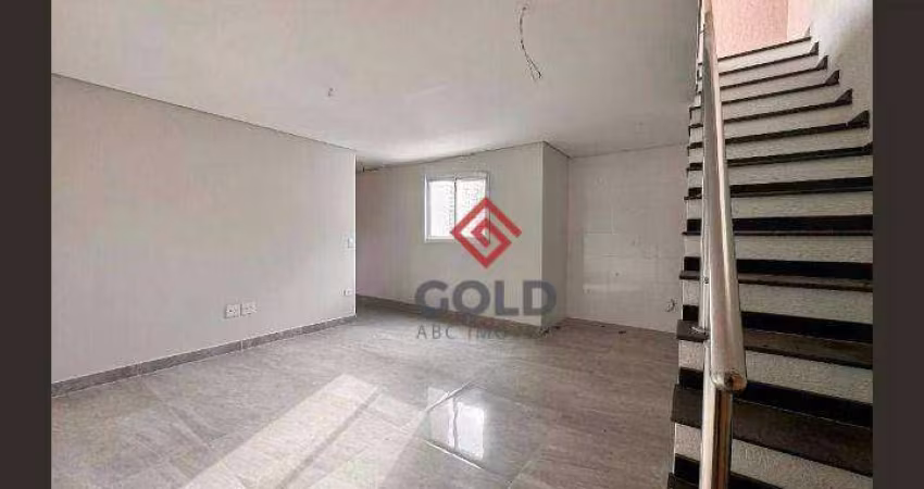 Cobertura com 2 dormitórios à venda, 108 m² por R$ 740.000,00 - Vila Valparaíso - Santo André/SP