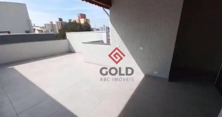 Cobertura com 2 dormitórios à venda, 106 m² por R$ 560.000,00 - Vila Valparaíso - Santo André/SP