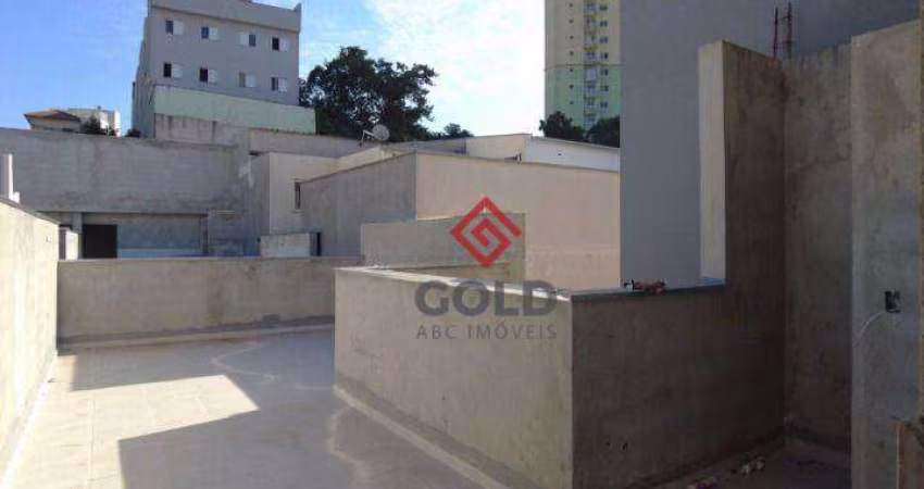 Cobertura com 2 dormitórios, 90 m² - venda por R$ 449.000,00 ou aluguel por R$ 2.730,00/mês - Vila Príncipe de Gales - Santo André/SP