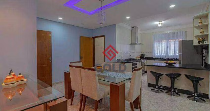 Sobrado com 3 dormitórios à venda, 150 m² por R$ 850.000,00 - Parque Novo Oratório - Santo André/SP