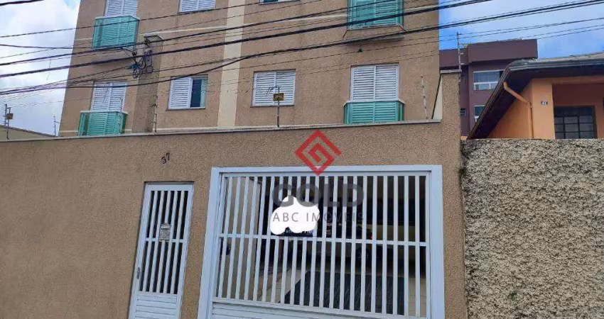 Apartamento com 2 dormitórios à venda, 51 m² por r$ 320.000 - jardim do estádio - santo andré/sp