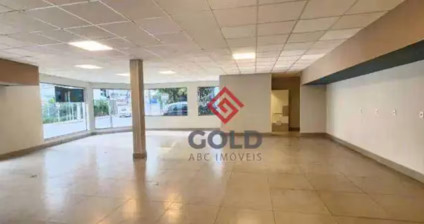 Salão para alugar, 367 m² - centro - santo andré/sp
