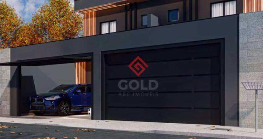 Sobrado com 3 dormitórios à venda, 140 m² por R$ 1.250.000,00 - Jardim Bela Vista - Santo André/SP